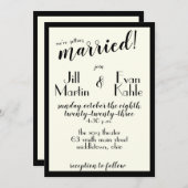 ヴィンテージ40人の映画の招待状 招待状 (正面/裏面)