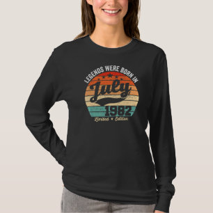 ヴィンテージ40歳の誕生日レジェンド生まれは7月19日 Tシャツ