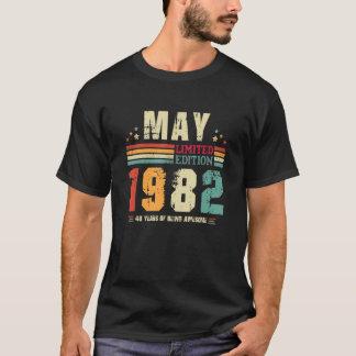 ヴィンテージ40歳レトロ誕生日素晴らし以降 Tシャツ