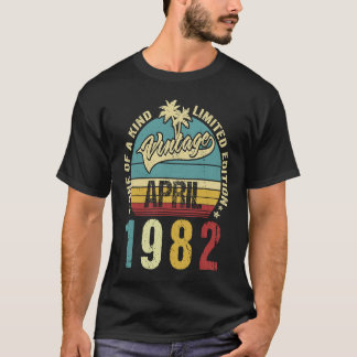 ヴィンテージ40歳1982年4月デコレーション40B Tシャツ