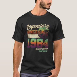 ヴィンテージ40誕生日I限定版198年2月 Tシャツ