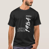 ヴィンテージ40誕生日I限定版1984年3月P Tシャツ (正面)