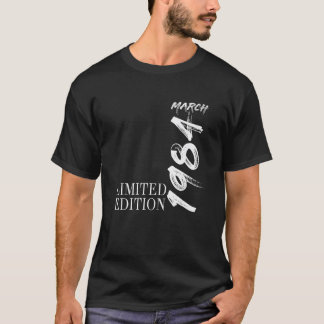 ヴィンテージ40誕生日I限定版1984年3月P Tシャツ