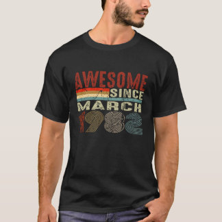 ヴィンテージ41誕生日1982素晴らし年3月以来エピ Tシャツ