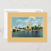 ヴィンテージ41st通りブリッジ,ホテルズマイアミビーチ ポストカード (正面/裏面)