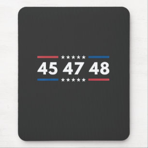 ヴィンテージ45 47 48トランプ2024米国国旗の大統領 マウスパッド