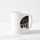 ヴィンテージ45 RPMビニールレコードコーヒーマグ – レトロMus コーヒーマグカップ (正面右)