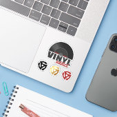 ヴィンテージ45 RPMビニールレコードステッカー – レトロ音楽 シール (ノートパソコンとiPhone)