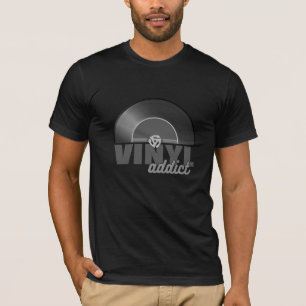 ヴィンテージ45 RPMビニールレコード中毒性Tシャツ – レトロ Tシャツ
