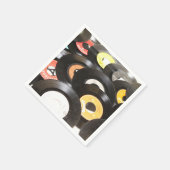 ヴィンテージ45 rpmレコード スタンダードカクテルナプキン (角)
