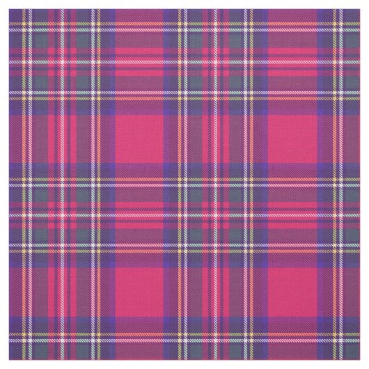 ヴィンテージ5のピンクか青いか緑か黄色または白い格子縞 ファブリック (見本)