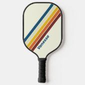 ヴィンテージ5ストライプ名 ピックルボールラケット (裏面)