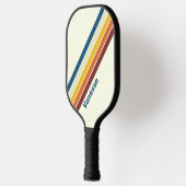 ヴィンテージ5ストライプ名 ピックルボールラケット (左)