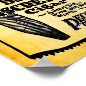 ヴィンテージ5セント裁量葉巻プリント ポスター (角)