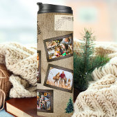 ヴィンテージ5フォトアルバムコラージクリスマス タンブラー