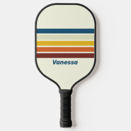 ヴィンテージ5個のストライピングと名前 ピックルボールラケット