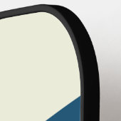 ヴィンテージ5個のストライピングと名前 ピックルボールラケット (左詳細)