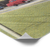 ヴィンテージ5分洗車機 ポスター (角)