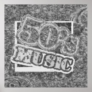 ヴィンテージ50の音楽 – ポスター