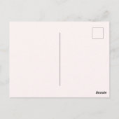 ヴィンテージ50代クラシックのシンプル子供の誕生日パーティー ポストカード (裏面)