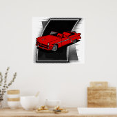 ヴィンテージ50台車のポスター ポスター (キッチン)