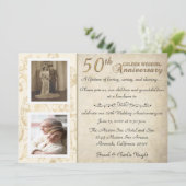 ヴィンテージ50周年お祝い 招待状 (スタンド正面)