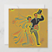 ヴィンテージ50周年ゴールドアニバーサリー招待状 招待 招待状 (正面)