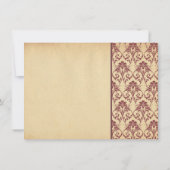 ヴィンテージ50周年ツー写真招待状 招待状 (裏面)