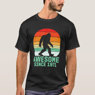 ヴィンテージ50番目の誕生日1971、ビッグフート50番目の誕生日 Tシャツ