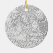 ヴィンテージ50誕生日クリスマスツリーオーナメント セラミックオーナメント (裏面)