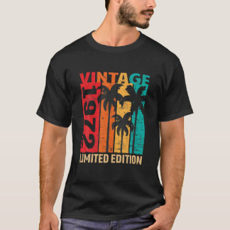 ヴィンテージ50誕生日メンズ1972 Bday 50th誕生日50 Tシャツ