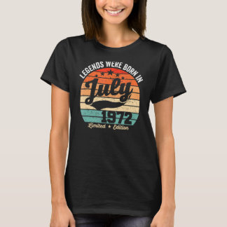 ヴィンテージ50誕生日レジェンド生まれは7月19日 Tシャツ