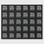 ヴィンテージ50誕生日完成期おもしろい ラッピングペーパー (フラット)