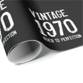 ヴィンテージ50誕生日完成期おもしろい ラッピングペーパー (ロールコーナー)