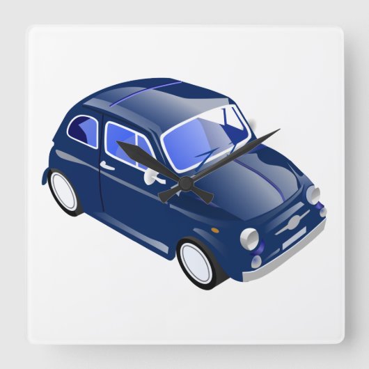 ヴィンテージ500 スクエア壁時計 (正面)