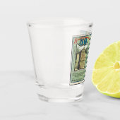 ヴィンテージ50 Pfennig Notgeldバンノートショットグラス ショットグラス (左)