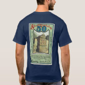ヴィンテージ50 Pfennig Notgeld Banknotte Tシャツ：バロン Tシャツ (裏面)