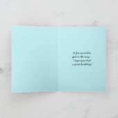 ヴィンテージ'50sガールアイロンハッピーバースデー カード (内部)