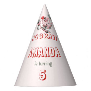 ヴィンテージ50sクラシックシンプル誕生日 パーティーハット