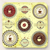 ヴィンテージ50sコーヒー | レトロコースターセット コースター (正面)