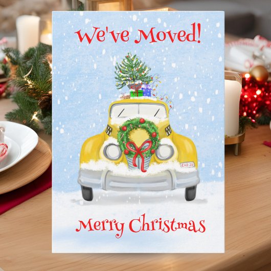 ヴィンテージ50'sニューヨークイエローX'masキャブに引越しました 案内状