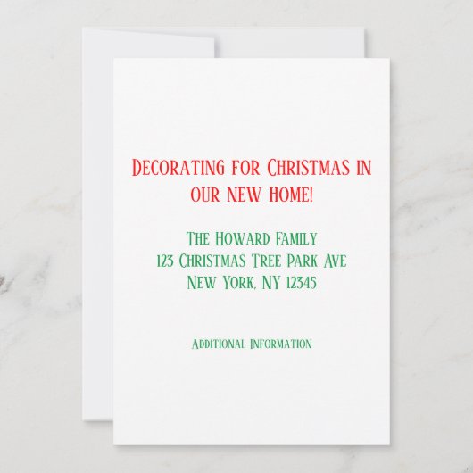 ヴィンテージ50'sニューヨークイエローX'masキャブに移転しました 案内状 (裏面)