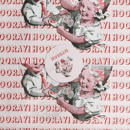 ヴィンテージ50sホレイチルドレン誕生日 ラウンドシール