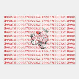 ヴィンテージ50sホレー！子供の誕生日パーティー ラッピングペーパーシート