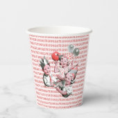 ヴィンテージ50sホレー!子供用誕生日紙カップ 紙コップ (裏面)