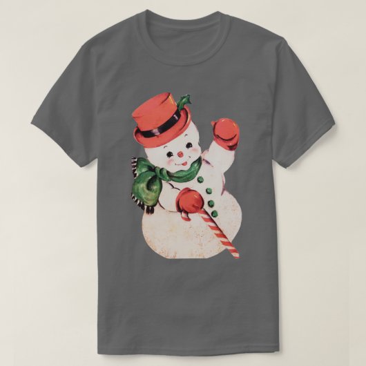 ヴィンテージ50s雪だるま tシャツ (デザイン正面)