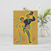 ヴィンテージ50thゴールデンアニバーサリー招待状招待状 招待状 (スタンド正面)