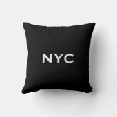 ヴィンテージ51通り、タイムズスクエア、マンハッタン、ニューヨーク クッション (裏面)