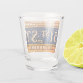 ヴィンテージ51通り、タイムズスクエア、マンハッタン、ニューヨーク ショットグラス (裏面)