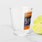 ヴィンテージ51通り、タイムズスクエア、マンハッタン、ニューヨーク ショットグラス (左)